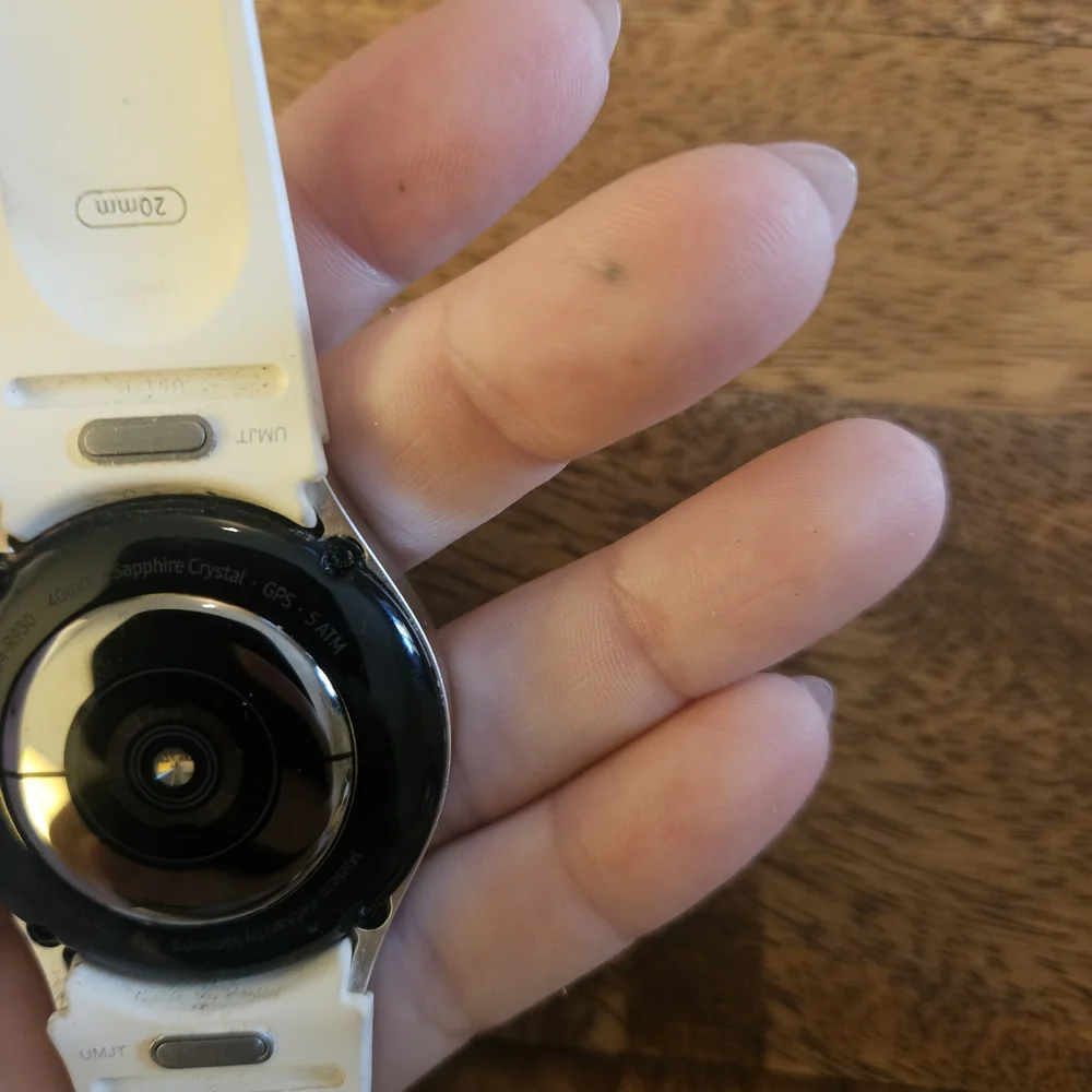 Samsung Smartwatch with White Band